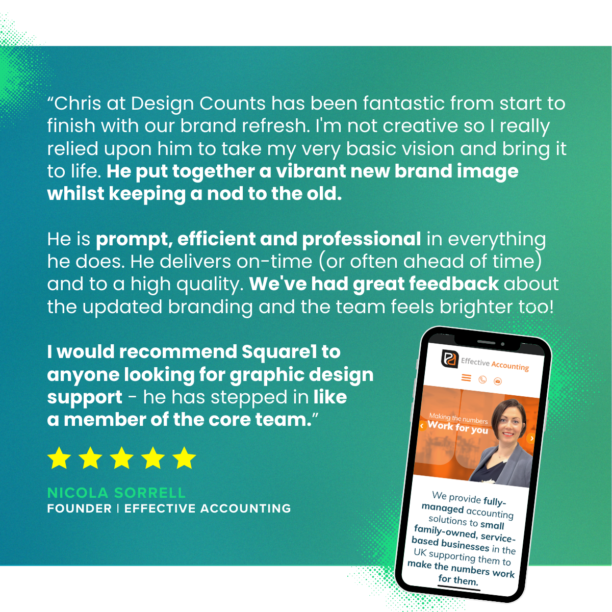 Design Counts - Testimonial Effective Accounting